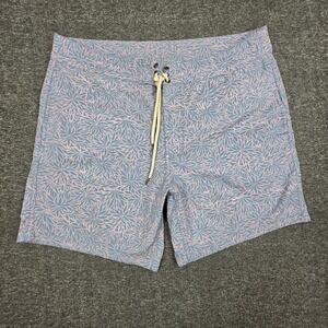 Faherty Mens Swim Trunks Size 36 Floral Hawaiian Board Shorts MSS2302-NOF